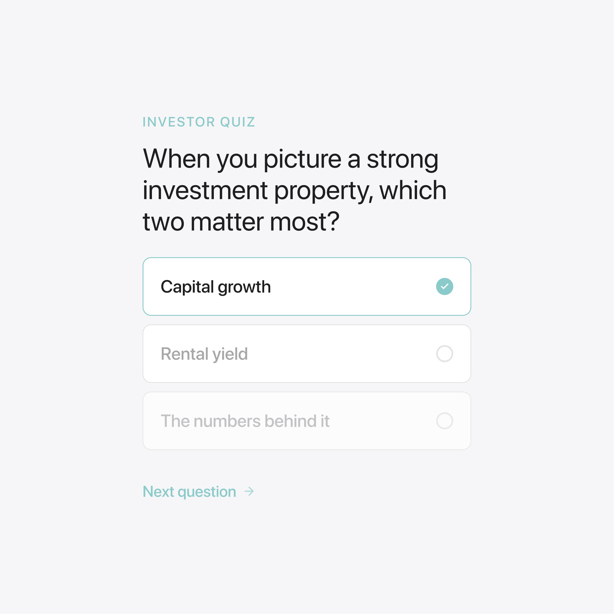 The five-minute Investor Quiz behind the four-factor framework