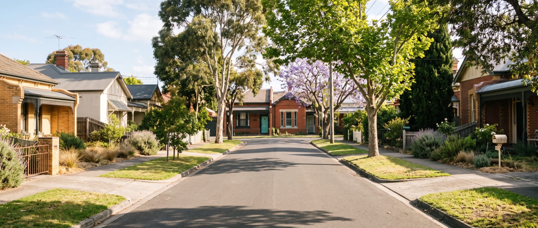 A leafy lifestyle street in the suburb you would not want to leave